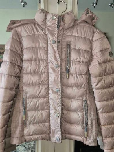 Superdry Fuji Luxe Double Zip Hooded Puffer Jacket  XS, AV