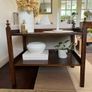 Antique oak sidetable Image 6
