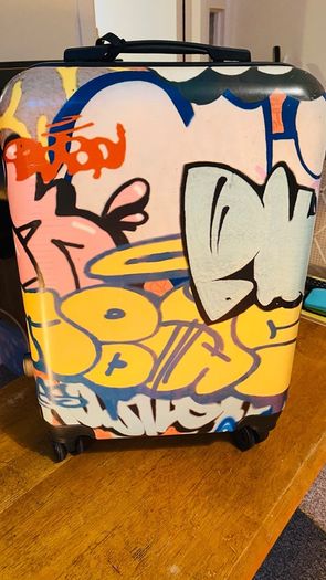 Graffiti print Suitcase Luggage