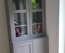 Cabinet - combination with glass