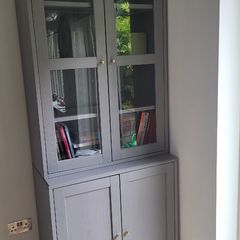 Cabinet - combination with glass
