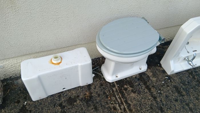 High-Level Toilet & Cistern