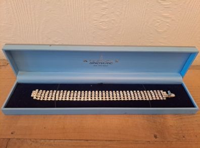 Newbridge Silverware crystal band bracelet