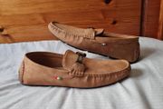 D555 deck shoes tan suade Size 12 eu 47 brand new condition
