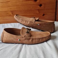 D555 deck shoes tan suade Size 12 eu 47 brand new condition