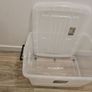 120L Rolling Clear Storage Box Image 2