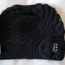 Black Autumn/Winter Hat with a bow, Brand New! Image 2