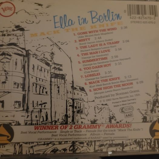 Ella Fitzgerald. Mack The Knife. Ella in Berlin.