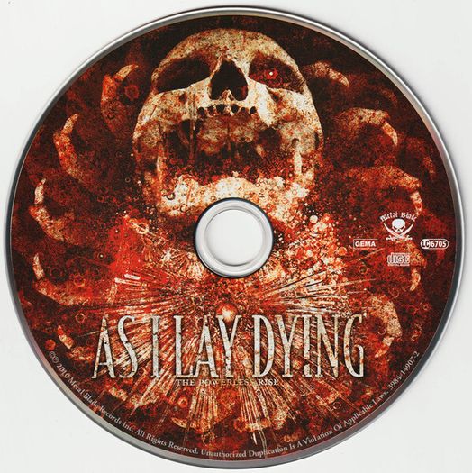 As I Lay Dying "The Powerless Rise" CD Album Digisleeve