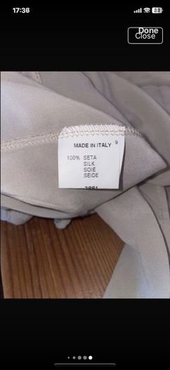 More 100% silk top, size 12, new with tags