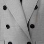Mint Velvet Light Grey Faint Check Blazer - UK 12 - BNWT RRP 209 Image 5