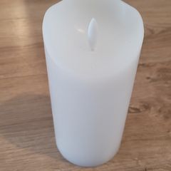 Battery-Operated LED Wax Pillar Candle 15 cm