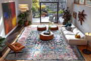 Square Rug Vibrant Turkish   200 x 200 cm