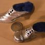 two nice white metal pin cushions Image 3