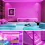 30m Led Strip Lights RGB Music Sync Color Changing, Led Lights with Smart App Control Remote, Lights for Bedroom Lighting Flexible Home Decoration Image 6