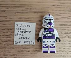 lego sw1207 clone trooper 187th legion, set 75342