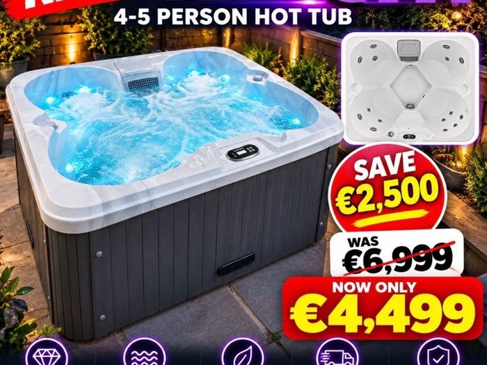 New 4-5 Person Hot Tubs