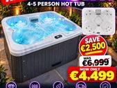 New 4-5 Person Hot Tubs