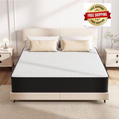 Hybrid Firm King Size Mattresses 5FT for Back Pain 25cm Pocket Sprung 7-Zone