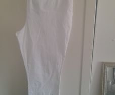 ladies white chino trousers