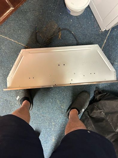 Intergrated cooker hood fan