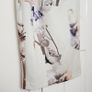 Ted Baker White Floral Bodycon Bardot Dress Off Shoulder Size 1/8UK/36EU Image 4