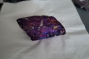 Copper iron ore with malachite