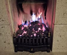 Gas fire