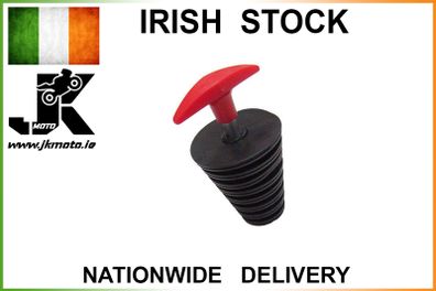 Exhaust Plug Black 23/52mm 4 Stroke
