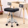 NEW SALE | Square Rolling Stool PU Leather Height Adjustable Swivel Massage SPA Salon Stools Task Chair with Wheels Image 7