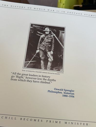 The History of World War II in post stamps