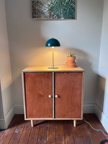 Two Birch Plywood Cabinets