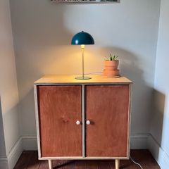 Two Birch Plywood Cabinets