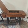 Vintage Singer Cast Iron Sewing Table Image 4