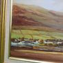 Beautiful Vintage Oil Painting "Carlingford Lough" (1991) by Dublin Artist L. Rothwell  Framed Image 10