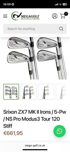 Srixon ZX7 (5-PW)