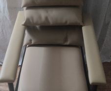 Orthopedic Chair / Waterfall Chair / Rehab Chair for housebound,pensioner or Hip operation recovery with height adjustable legs -- Orthopaedic -Hospital Chair