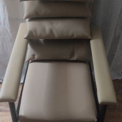 Orthopedic Chair / Waterfall Chair / Rehab Chair for housebound,pensioner or Hip operation recovery with height adjustable legs -- Orthopaedic -Hospital Chair