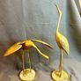 Vintage Brass Cranes Image 3