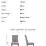 grey dining room chairs per chair Image 4