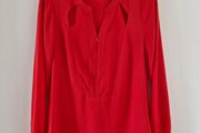Red long sleeve top (Warehouse)