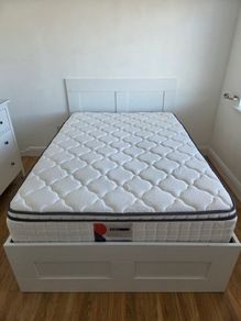 double bed and mattress