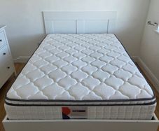 double bed and mattress