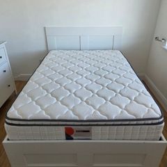 double bed and mattress