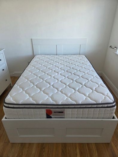 double bed and mattress