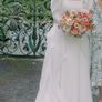 Wedding dress & overskirt Image 9