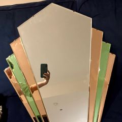 Art Deco Style Fan Mirror