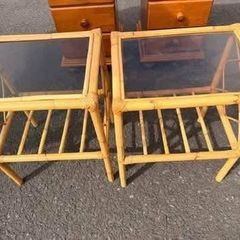 bamboo side tables