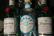 Empty gin Bottles Malfy Tanqueray kinsale