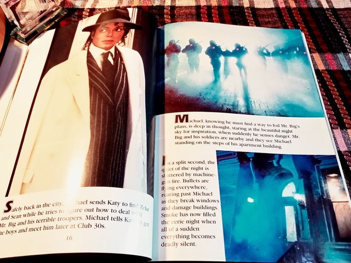 1988. Moonwalker. The Story Book. Michael Jackson.